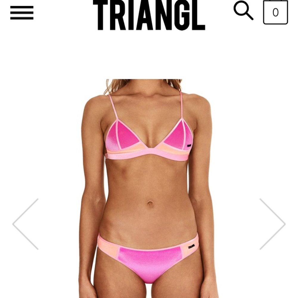 Newest Season Velvet Triangl Bikini XS